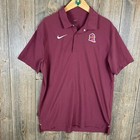 Nike Virginia Tech Hokies Dri-Fit Coach Polo Shirt Mens Size Large