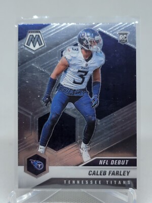 Caleb Farley Titans 2021 Panini Mosaic Rookie NFL Debut #258
