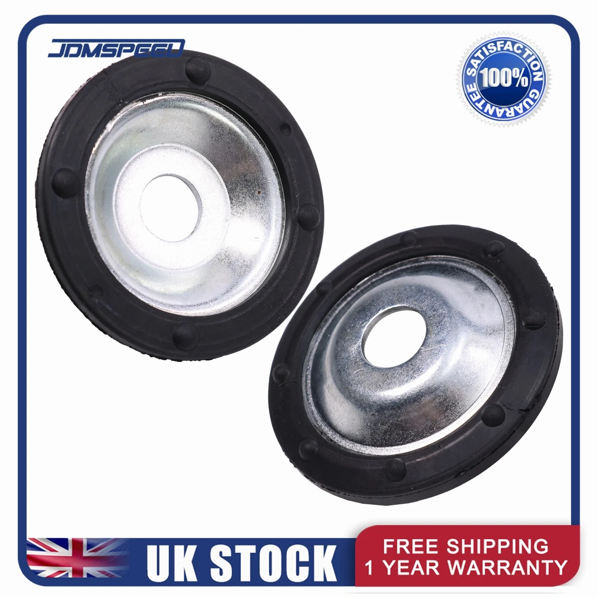 For Fiat 500 Front Shock Absorber Top Mount Plate 51707691 Set 2 