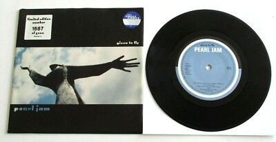 Pearl Jam - Given To Fly UK 1997 Epic Limited Numbered 7'' Single P/S