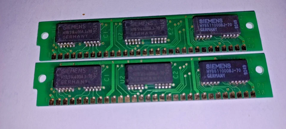 Arduino 2 module x 1MB  SIMM 70ns  30-polig 3-Chip Parität - Bild 1 von 1