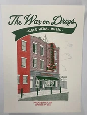 The War On Drugs Poster Mann Philadelphia PA 2024 Official Silkscreen Signed AP