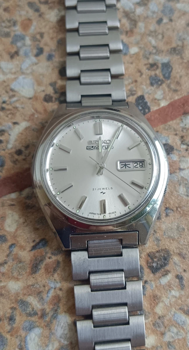 Vintage Seiko 5 Actus 21 Jewels Automatic 7019 8010 September 1974