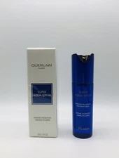 Guerlain-Super Aqua Serum-Intense Hydration+ Wrinkle Plumper 1.0oz/30ml NIB