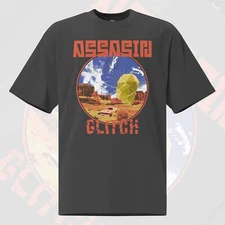 Assasin Glitch Ezo Oversized Faded Shirt