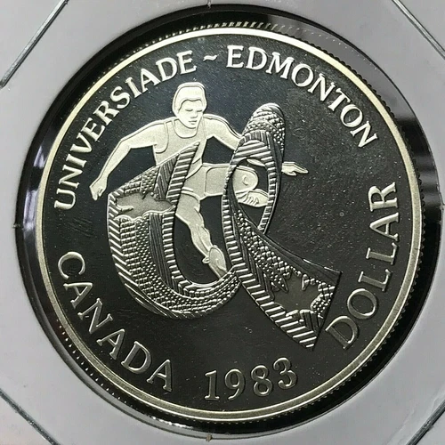 1983 CANADA  SILVER  DOLLAR BRILLIANT UNCIRCULATED COIN