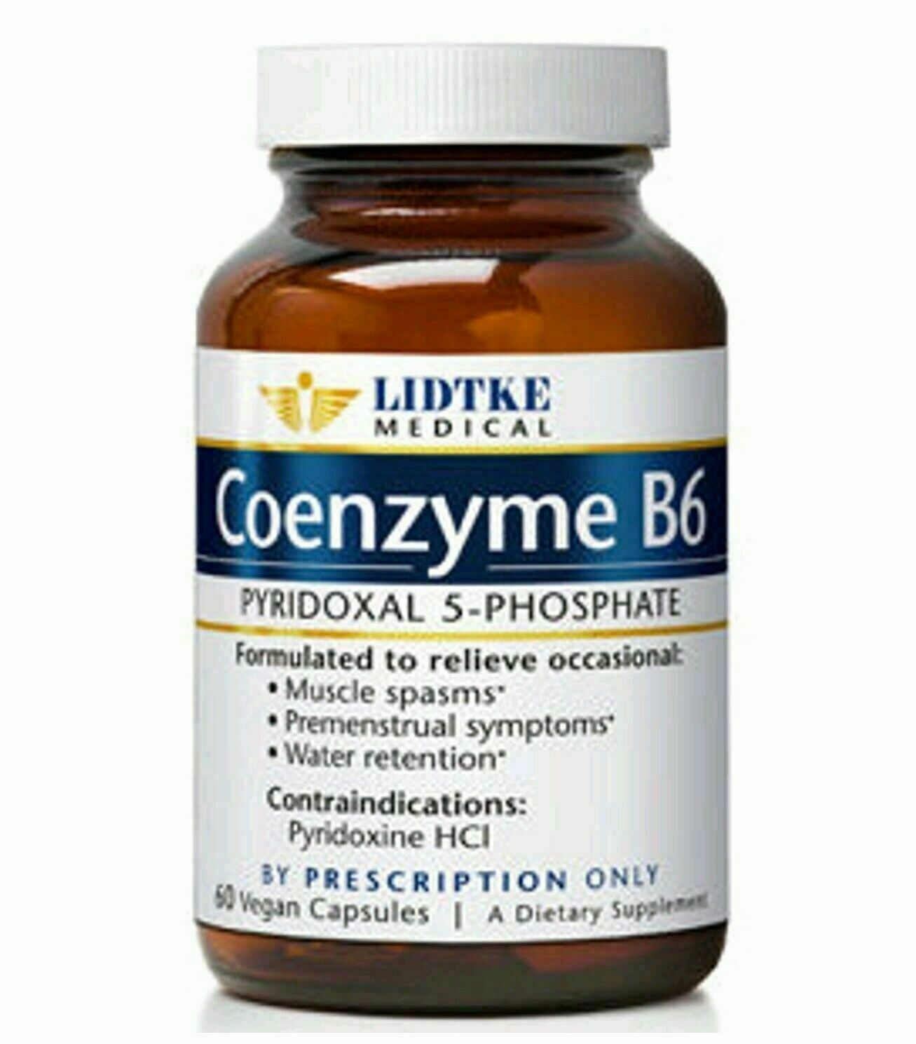 Coenzyme B6 60 Veggie Capsules by Lidtke eBay