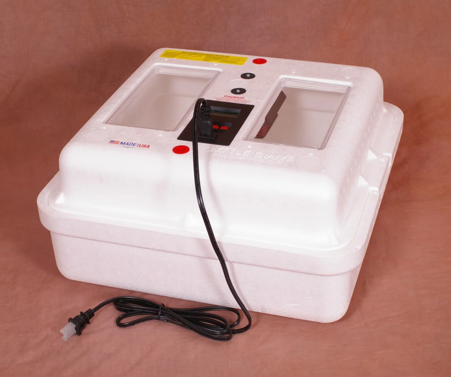 Little Giant Still Air Egg Incubator 9300 Digital Thermostat & Humidity Gauge eBay