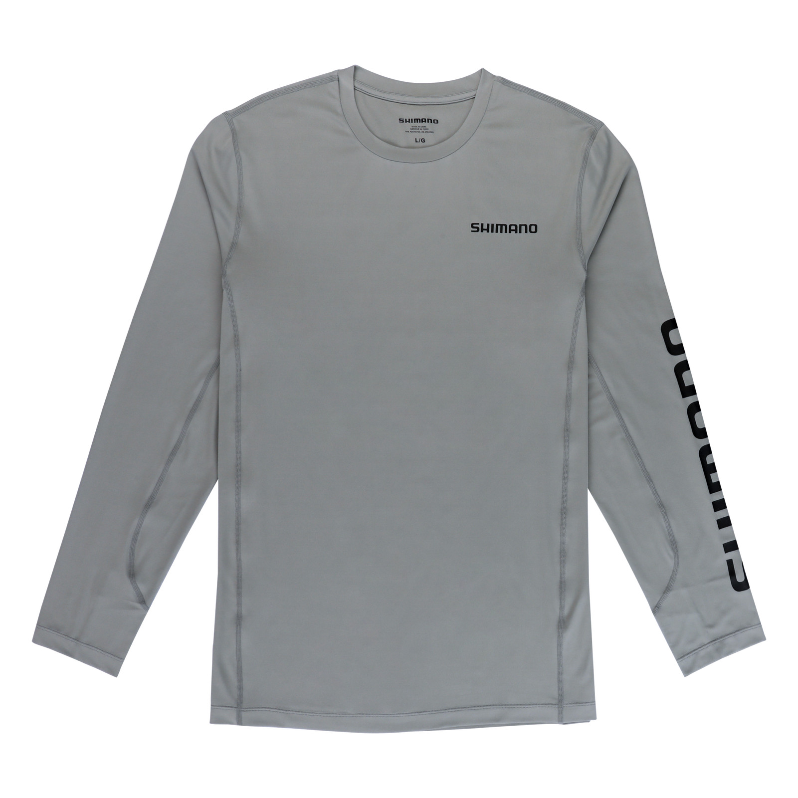 Футболка Shimano Long Sleeve Performance Tee Цвет - стальной Размер - 2X (ATEESUNLS2XST) F...