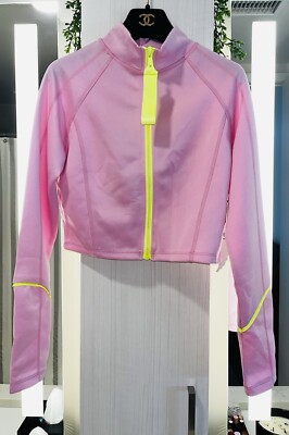 *NEW C'est Toi Athletic Jacket Cropped Zipper Fits S - L