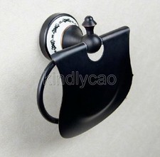 Black Oil Rubbed Bronze Bathroom Toilet Tissue Paper Roll Holder Kba058