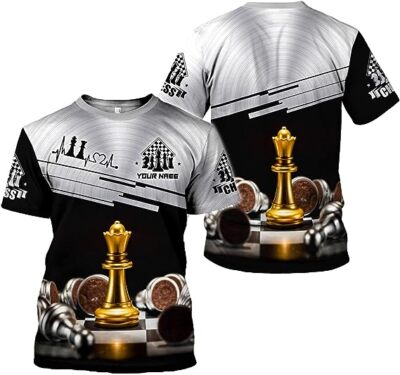 Personalized Chess Shirt Gifts for Chess Lovers, Chess Shirts for Men Women Gift