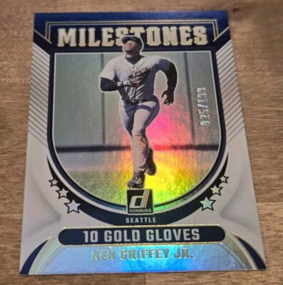 2024 Panini Donruss Milestones Holo /199 Ken Griffey Jr #15 HOF