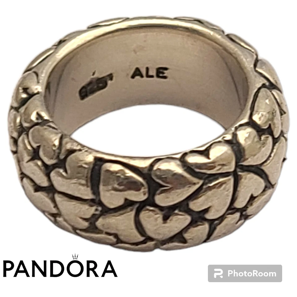 Per Algot Enevoldsen Sterling Ring. Heart by Heart. Silver. MADE IN DENMARK. Sz6 - Image 2 of 4