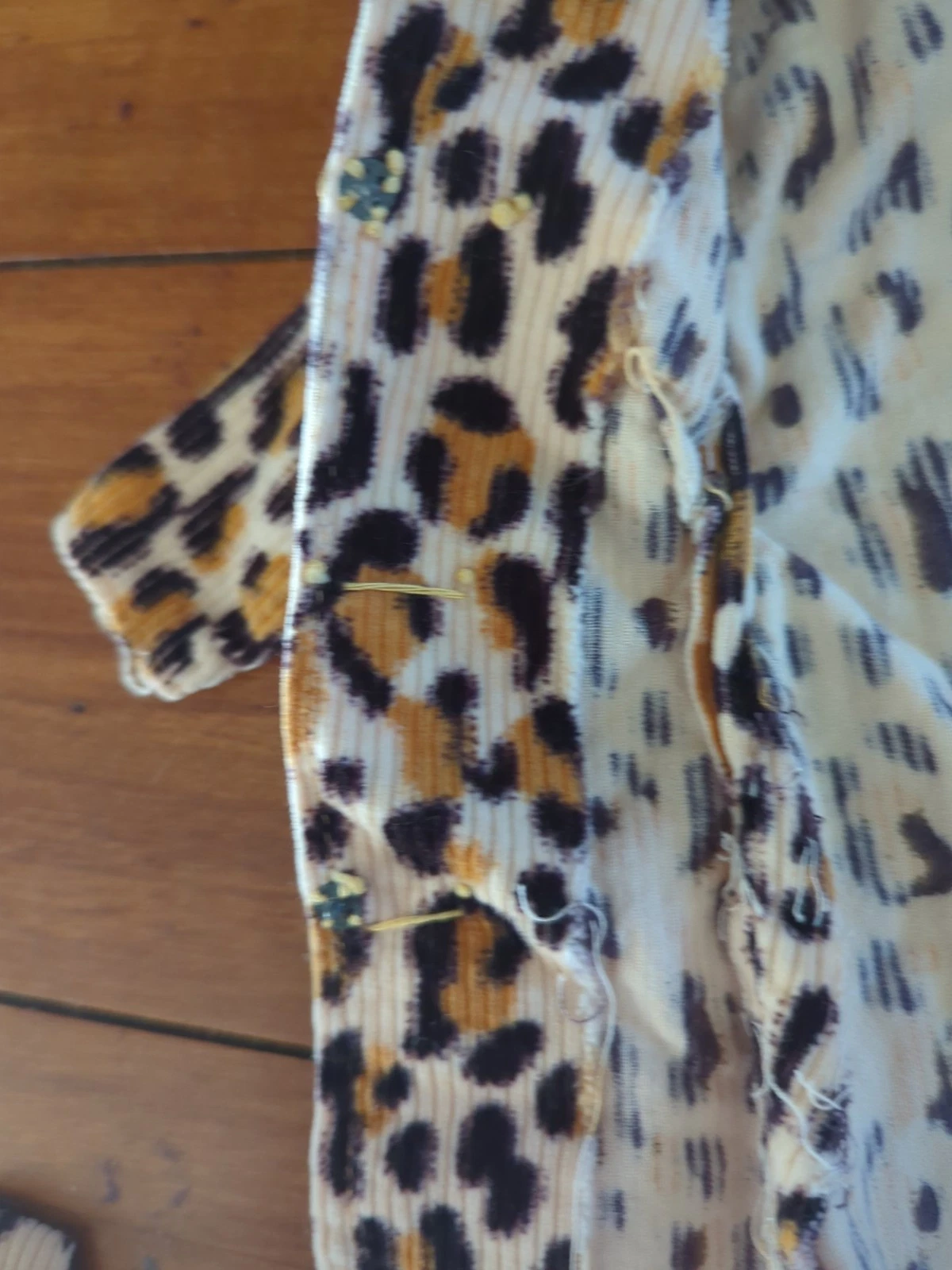  vintage mod print coat handmade 