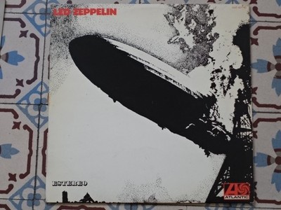 LED ZEPPELIN - Self titled 1st LP SPAIN Atlantic ORANGE/PLUM LABELS