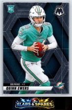 Quinn Ewers 2025 Panini Mosaic #308 Rookie RC Miami Dolphins
