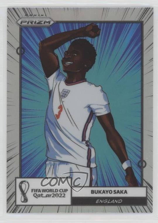 2022 Panini Prizm World Cup Qatar Manga Bukayo Saka #7 1b7p