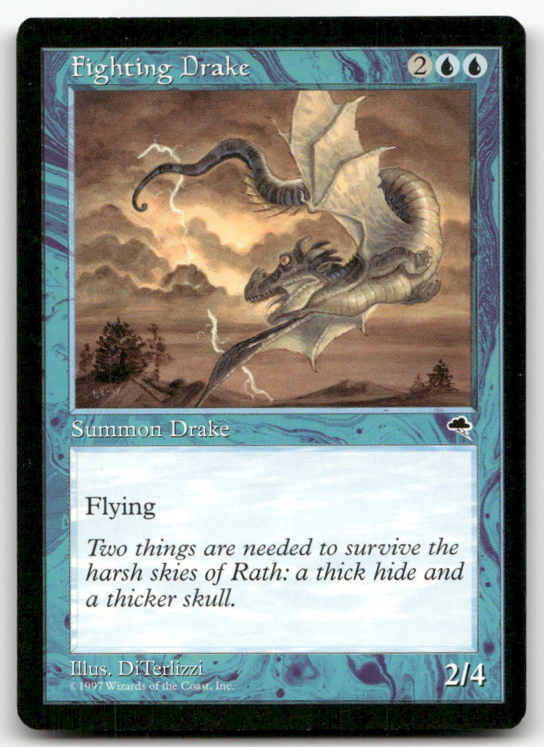 Fighting Drake #63 (LP) Tempest TMP Magic MTG