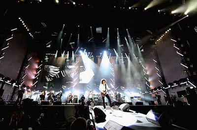 Brian May Queen onstage 46664 Concert In Celebration Of Nelson Man- Old Photo