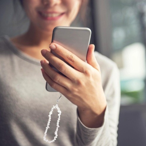 Pearl Crystal Mobile Kette Telefonkettenzubehör Aus Kristall Einzigartige - 第 1/12 張圖片
