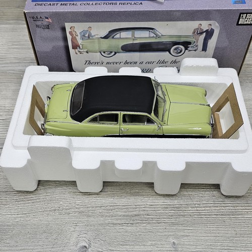 U.S.A. Models Precision 1950 Ford Crestliner 1:18 Diecast Sportsman Green Box - Picture 13 of 21
