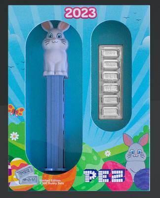 NEW 2023 PAMP PEZ Easter Bunny Dispenser (30g) Very Limited Edition 