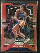 Lexie Brown 2020 Panini Prizm WNBA #61 Red Wave Prizm Lynx