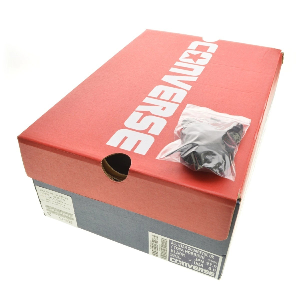 Toya Horiuchi × Converse All Star Squaretoe OX Black 31315790