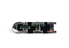VW Golf Kühlergrill-Emblem mit GTI-Schriftzug Original 1K6853679D