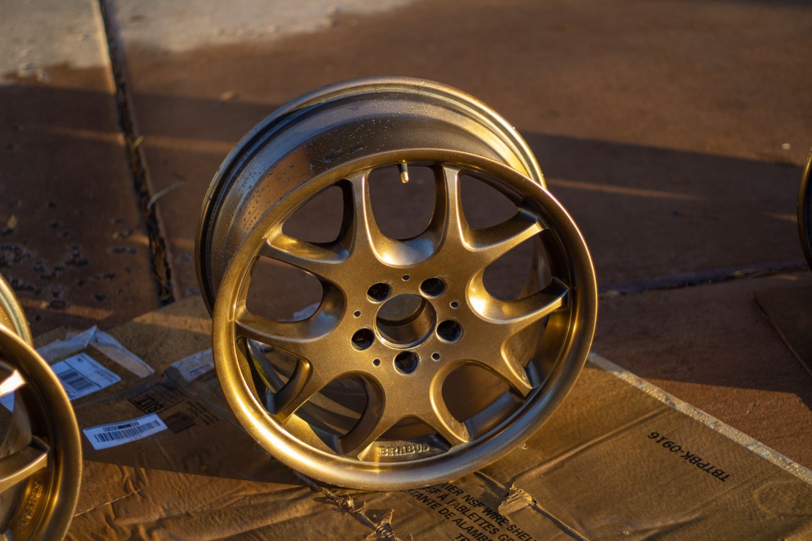 Brabus Monoblock V (Set of 4) 5x112, 8x17" - Bronze