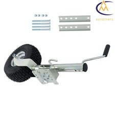 Beach Boat Trailer Jack 13.38in Wheel Bolt-on Swivel Tongue Jack 2000lb Capacity