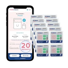 Dr. Talbot's Mom MilkFresh Breastmilk Freshness Sensors - Pairs with App bb 8-26