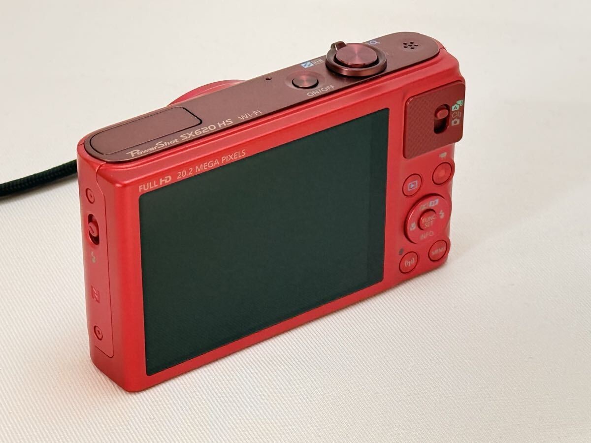 Canon PowerShot SX620 HS Red 20.2MP 25x Zoom Wi-Fi Digital Camera