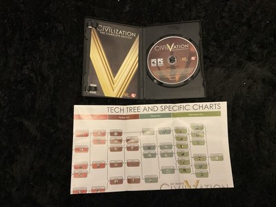Sid Meier's Civilization V: The Complete Edition PC DVD-ROM, 2014 | With Poster