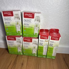 Playtex Baby Nurser Bottles Drop-Ins 50 4oz Pre-Sterilized Liners  Bottle Lot
