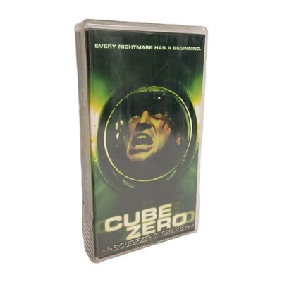 Cube Zero VHS 2004 2005 Rare Late HTF OOP Horror Gore Lions Gate Indie Sci Fi