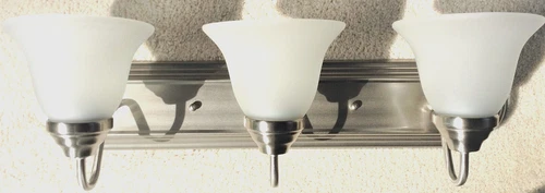 Maxim Lighting 3-Light Bath Vanity, Satin Nickel - 8013FTSN - Picture 1 of 3