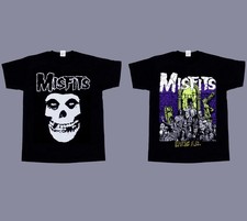 MISFITS SKULL EARTH AD A.D. WOLFS BLOOD DANZIG NEW BLACK T-SHIRT 345XL