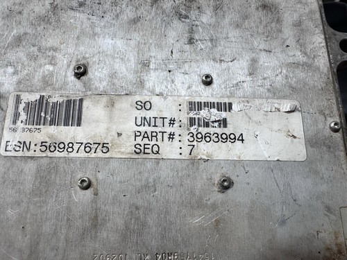 2003 Dodge Ram Diesel Ecm #3963994 Used Running - Picture 3 of 4