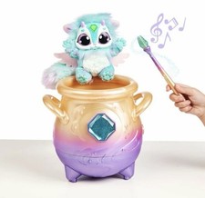 Rare Magic Mixies Magical Misting Cauldron  Wand  8  Blue Plush   Tested Works