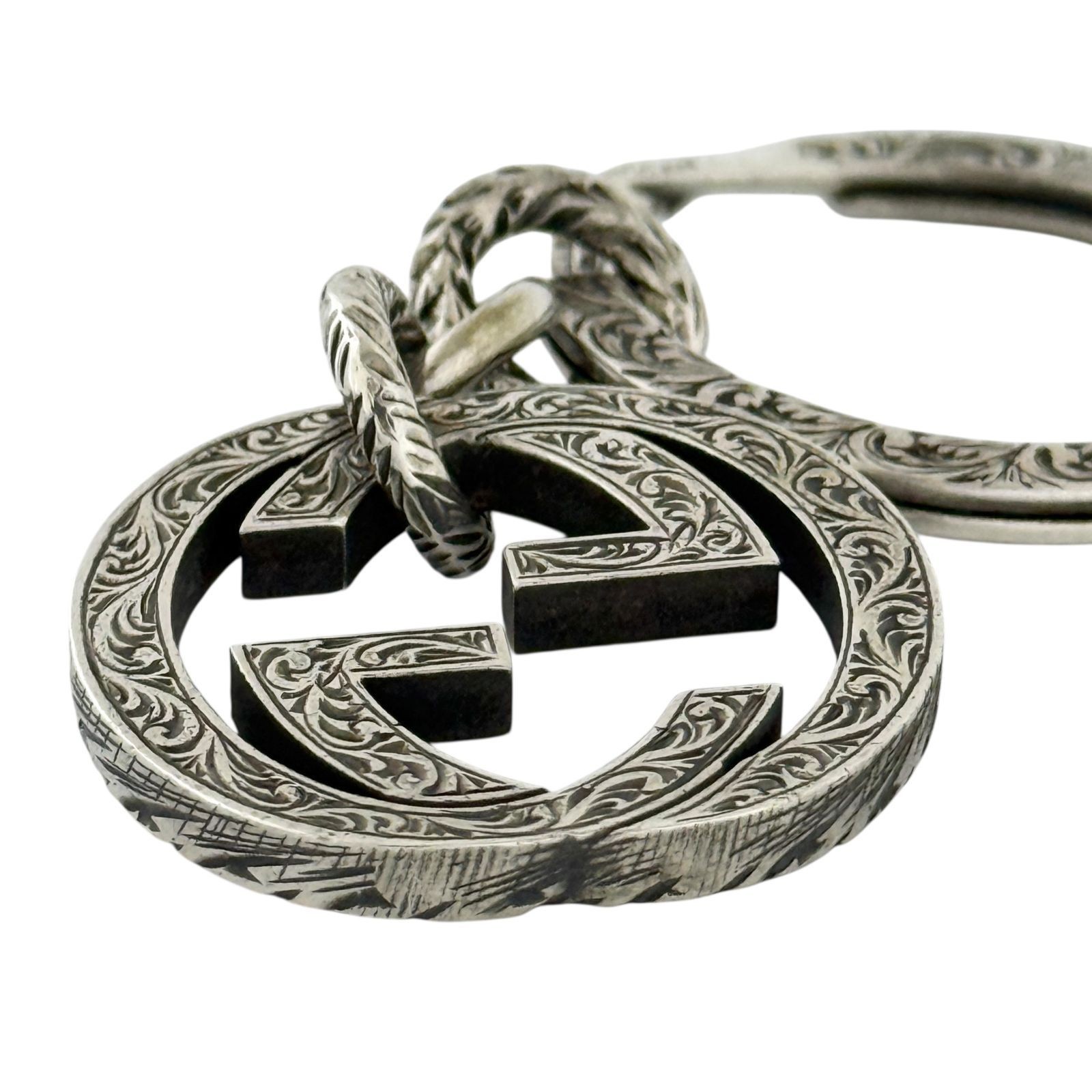 Authentic GUCCI Interlocking G Double Arabesque  … - image 16