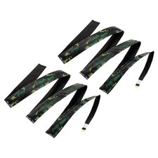 Racket Overgrip with Damping Ridges, 2 Pack PU Grip Tape Non-Slip Absorbent C...