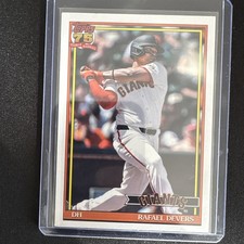 2026 Topps Series 1 Rafael Devers #T91-54 1991 Topps Insert Giants