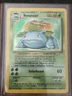 Pokémon TCG Venusaur Base Set 15/102 Holo Rare 1999-2000 Copyright 100 HP