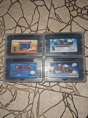 Super Mario Advance Games 1 2 3 & 4  Bros All 4 World Game Boy Gameboy Advance