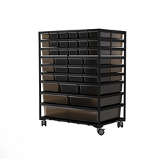High Quality Aluminum Modular Reptile Breeding Rack with PE Drawer Boxes for Pet