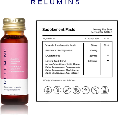 relumins glutathione drink review Advance Rejuvenating Collagen & Beauty bpc 157 brigham buhler مكمل غذائي بدون دهون Dosis:2.5 / 2.5 mg