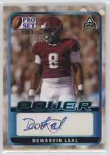 2021 Leaf Pro Set Power Base Platinum Spectrum Foil 8/99 DeMarvin Leal Auto 12dh