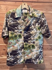Vintage Aloha Shirt -  MALIHINI  - Disco Style - Size Small